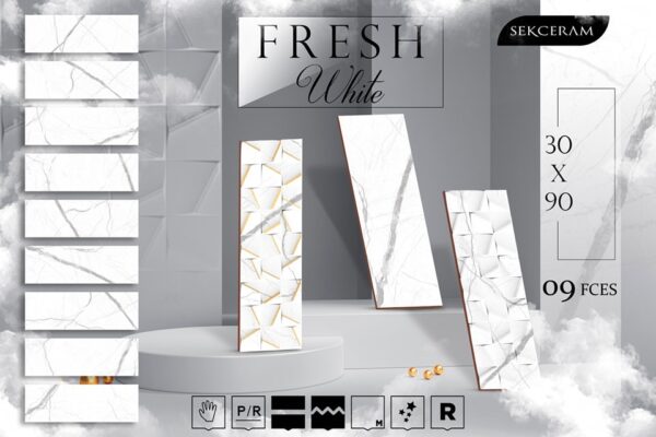 FRESH WHITE 30X90