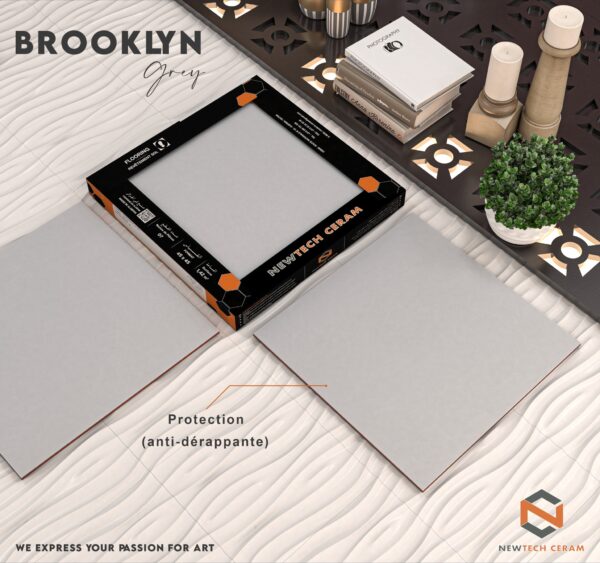 BROOKLYN Grey 45x45