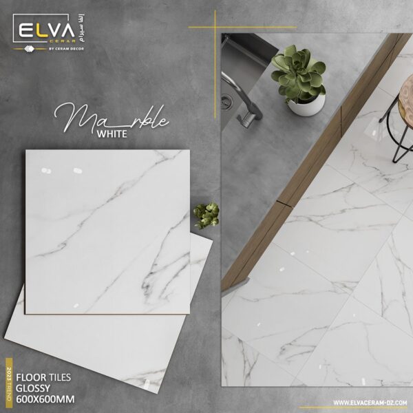 MARBLE WHITE 60x60 – Image 2